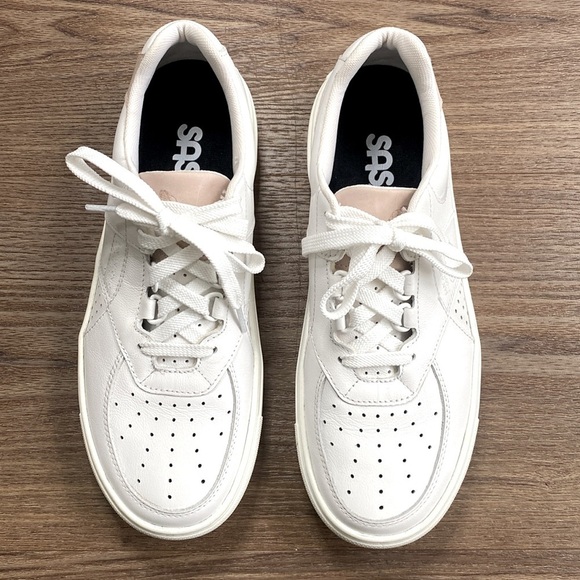 SAS Shoes - SAS High Street X Sneaker Desert Lily White Leather Women’s Size 9.5